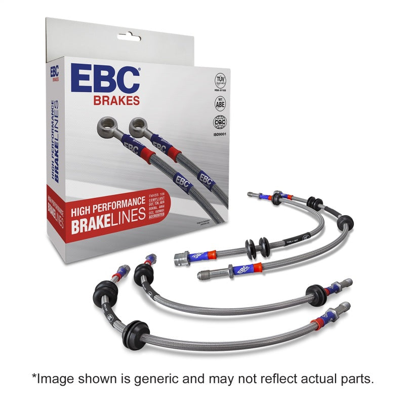 EBC 04-09 Honda S2000 2.2L Stainless Steel Brake Line Kit