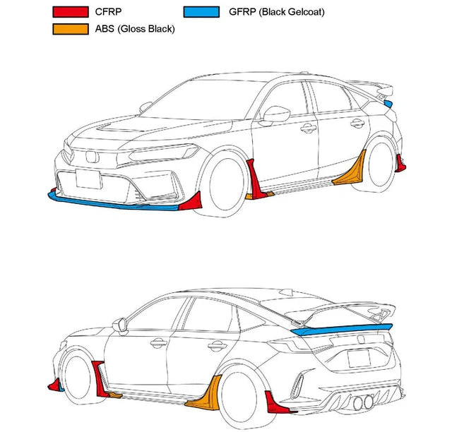 HKS BODY KIT TYPE-S FL5 F-Spoiler