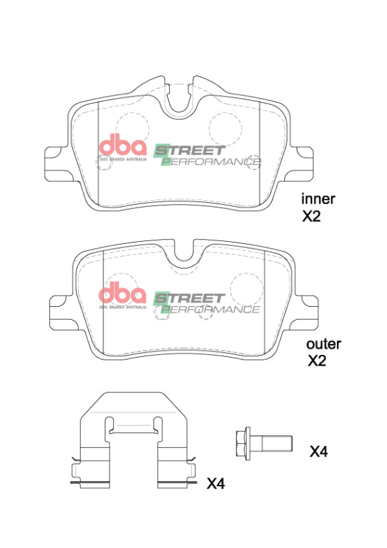 DBA 2021+ BMW 420i SP Performance Rear Brake Pads