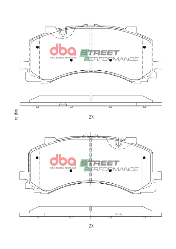 DBA 2019+ Audi S6 SP Performance Front Brake Pads