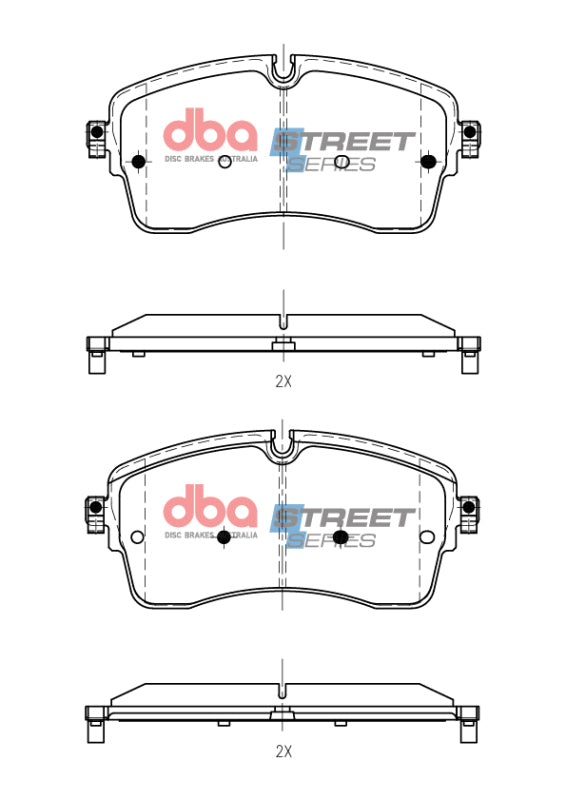 DBA 20-22 Land Rover Defender Street Series Front Brake Pads