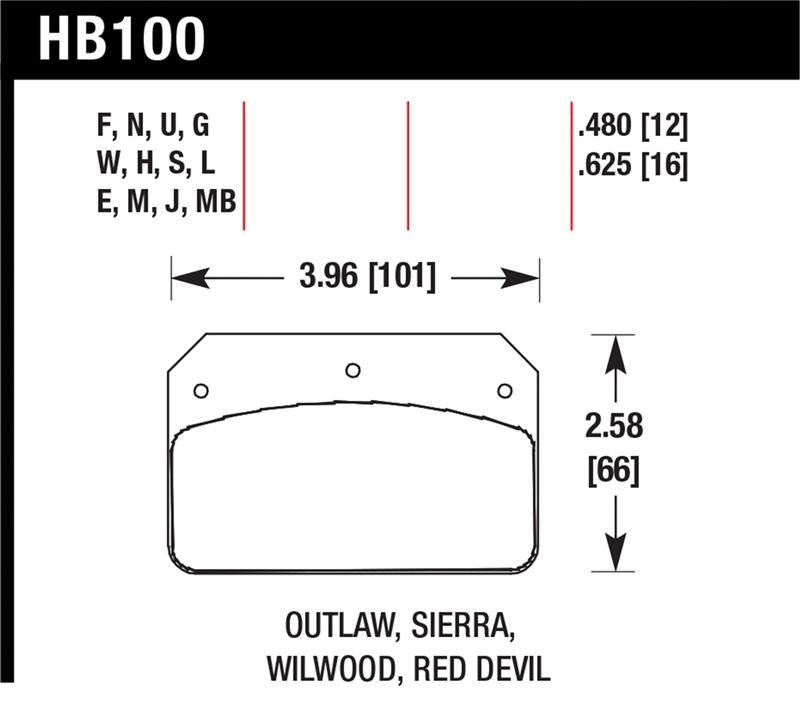 Hawk HPS Street Brake Pads