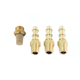 Barb Fittings and Breather Filter for 4 Port Boost Control Solenoid