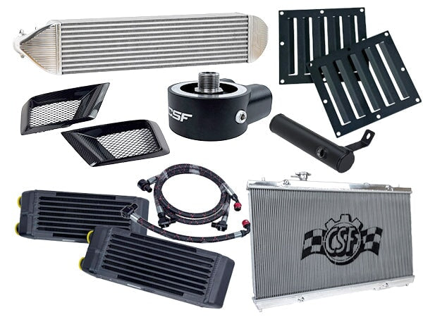 FL5 Track Package: Featuring PRL Tube and Fin Intercooler, High Volume Intake System, CSF Radiator, and CSF Oil Cooler Kit