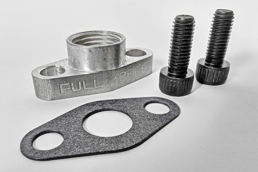 Full-Race Billet Medium GT Oil Drain Flange (1/2" NPT)