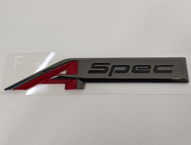 Genuine Acura 2023+ Integra Gloss Black A-Spec Emblem Set