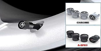 Genuine Acura Valve Stem Cap, Chrome A-Mark