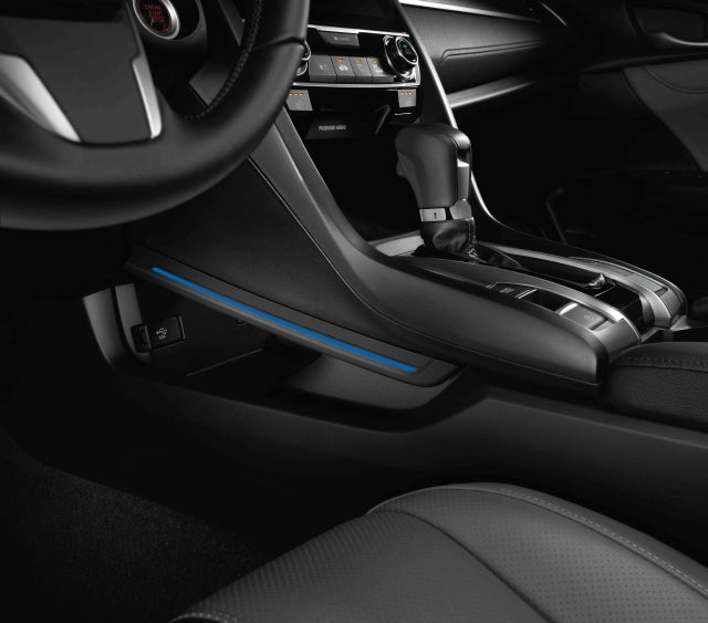 Genuine Honda 2016-2021 Civic Console Illumination Lighting, Blue