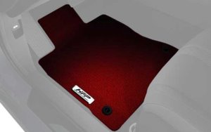 Genuine Honda 2016-2021 Civic Coupe HFP Red Carpet Floor Mat Set