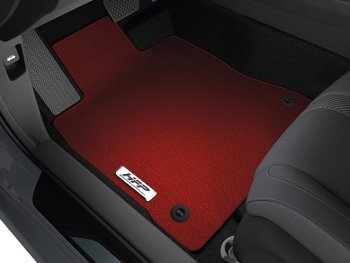 Genuine Honda 2016-2021 Civic Coupe HFP Red Carpet Floor Mat Set