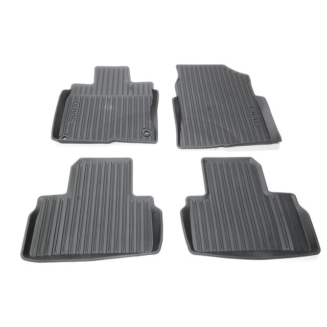 Genuine Honda 2016-2021 Civic Sedan/Hatchback All Season High Wall Floor Mat Set