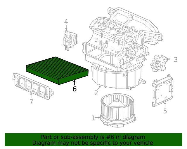 Genuine Honda 2016-2021 Civic Cabin Air Filter Element
