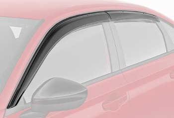 Genuine Honda 2022+ Civic Hatchback Door Visors, Black