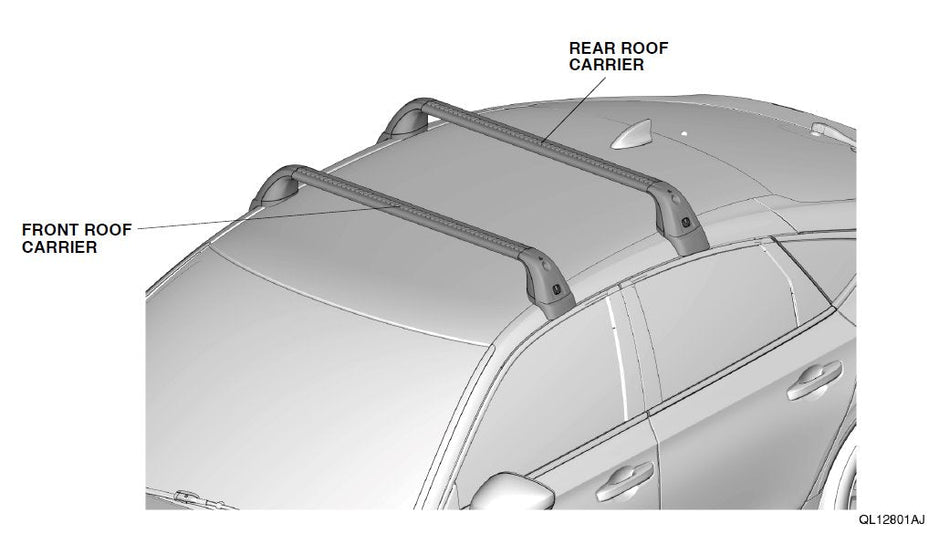 Genuine Honda 2022+ Civic Hatchback Roof Carrier