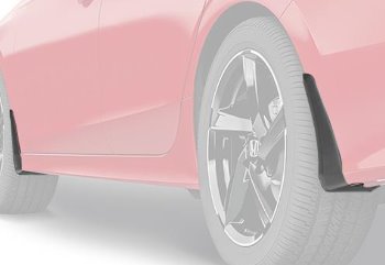 Genuine Honda 2022 Civic Sedan Splash Guards