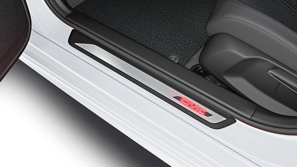 Genuine Honda 2022+ Civic Red Illuminated Door Step Garnish