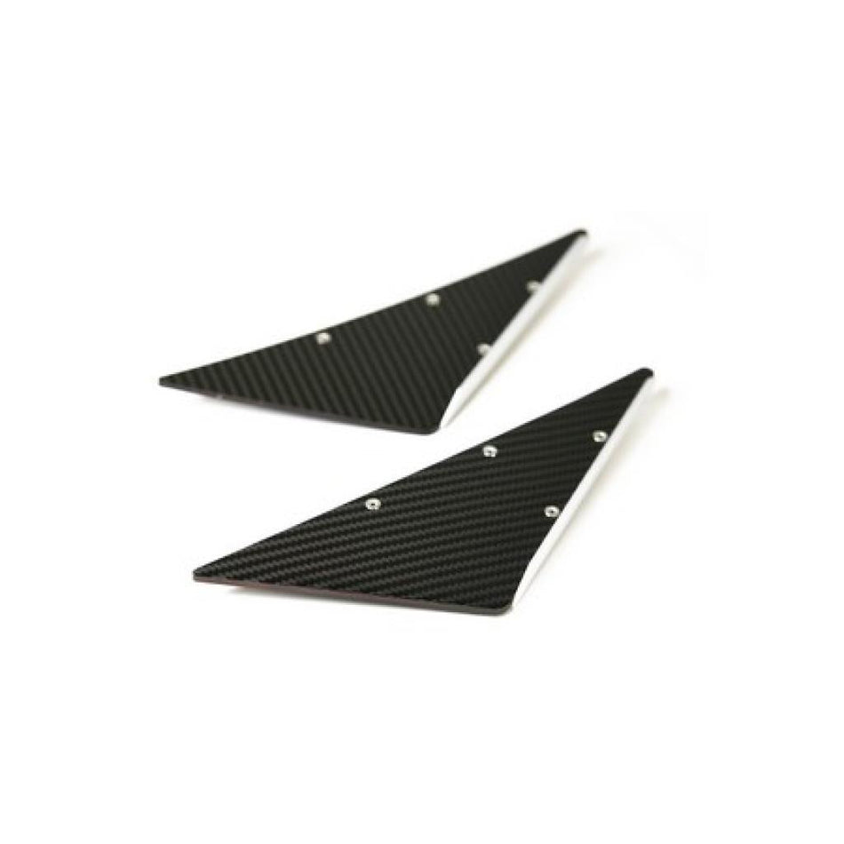 Mitsubishi Evolution X Front Bumper Canards 2008-2016