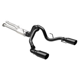 MagnaFlow SYS Cat-Back 2017 Ford F-150 Raptor 3.5L Dual Black Coated 3in Tips