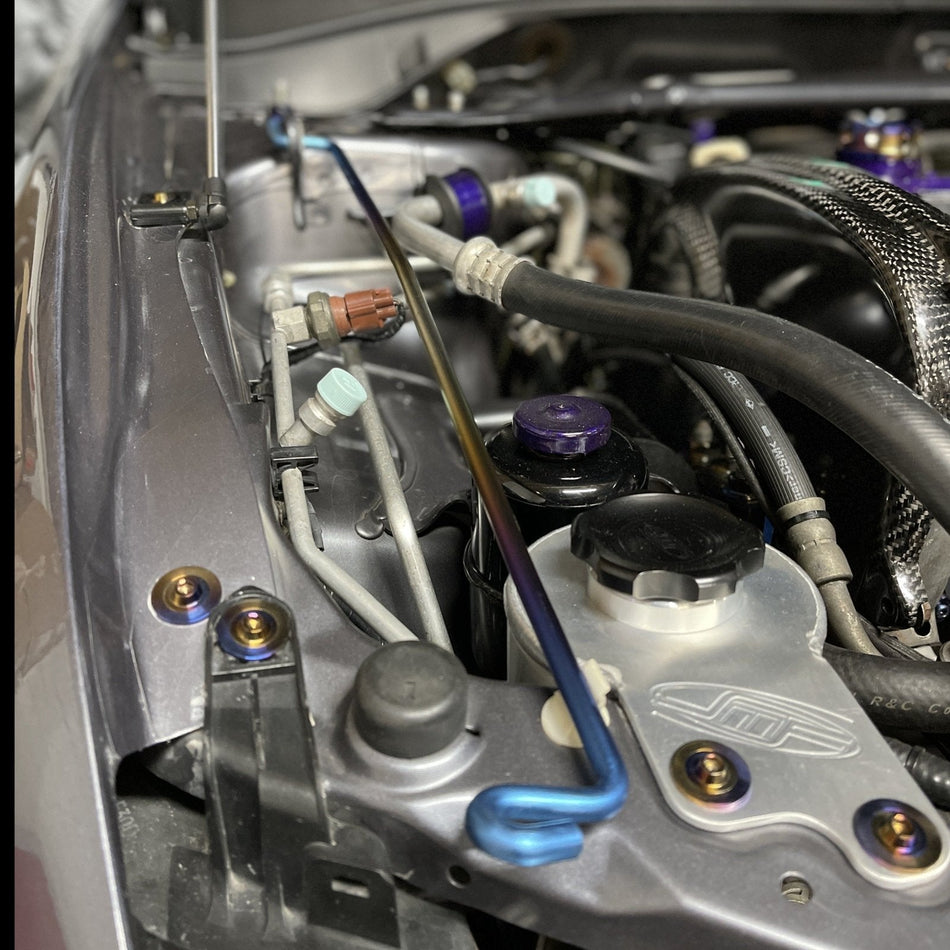 JDC Titanium Hood Prop Rod | Evo 7/8/9