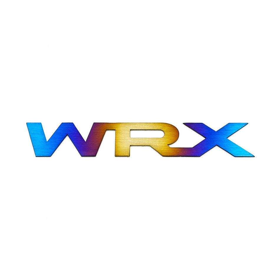 JDC Titanium "WRX" Trunk Badge | 2015+ Subaru WRX