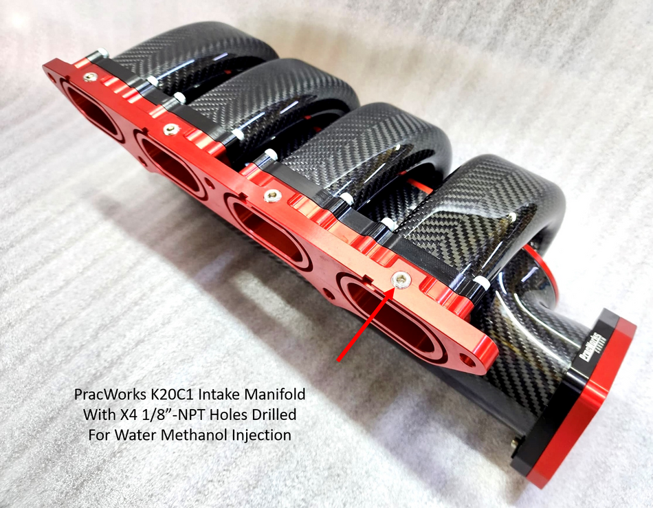 PracWorks K20C1 Intake Manifold (Polished) – FK2 / FK8 / FL5 / DE5