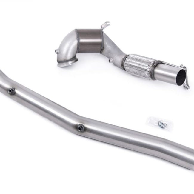 Milltek Large Bore Downpipe with Hi-Flow Sports Cat for 8Y Audi S3 / MK8 Volkswagen Golf R