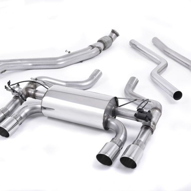 Milltek Hollowtek Twin Valved Catback Exhaust System w/ EC Approval for F87 BMW M2
