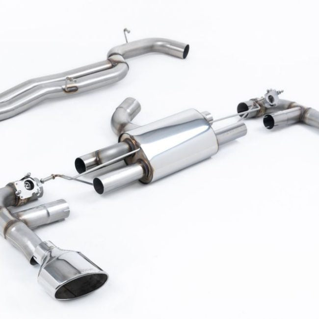 Milltek Valved &amp; Non-Resonated Large Bore Race Catback Exhaust System for 8V Audi RS3 Sportback