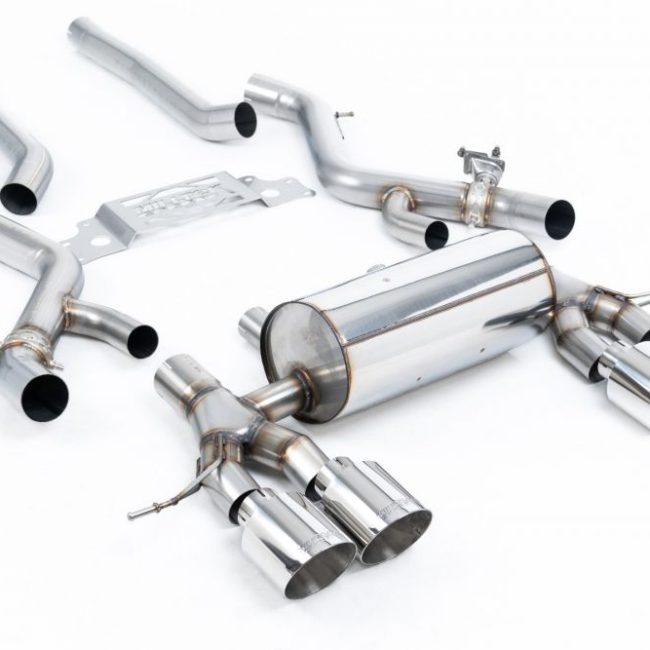 Milltek Valved &amp; Non-Resonated Secondary Catback Exhaust System for G87 BMW M2 (non-OPF / GPF)