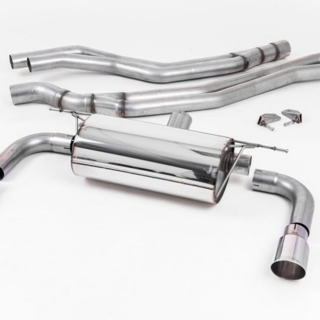 Milltek Resonated Catback Exhaust System for F22 BMW M240i