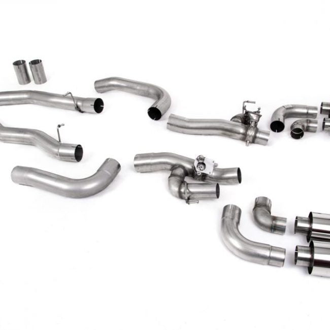 Milltek Valved &amp; Resonated GPF-OPF-Back Exhaust System with EC Approval for F91 / F92 BMW M8 and Competition