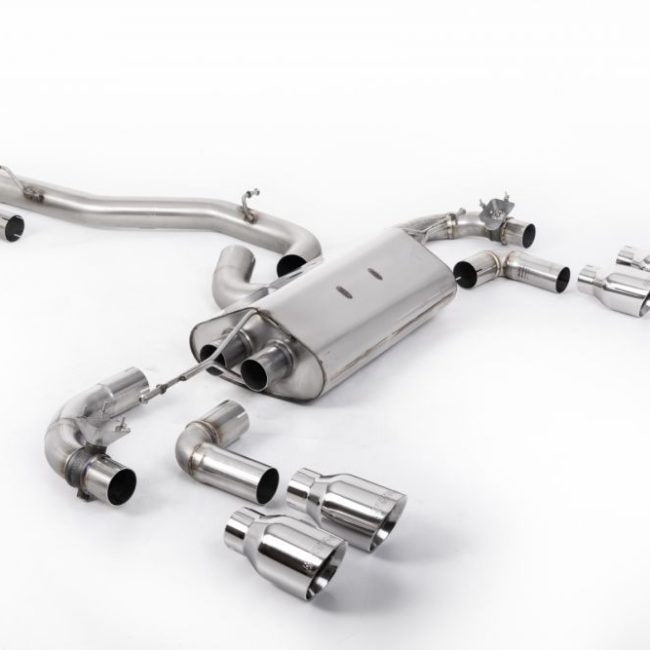 Milltek Valved &amp; Non-Resonated Race Catback Exhaust System for MK7.5 Volkswagen Golf R