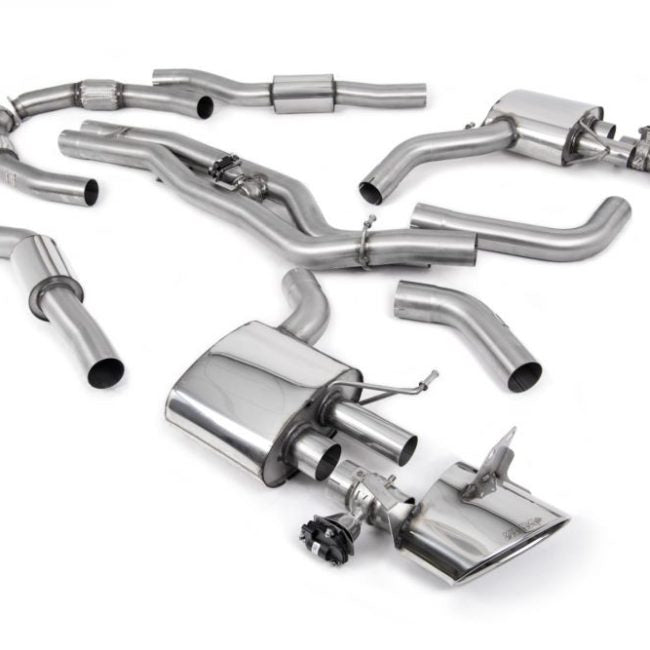 Milltek Valved &amp; Resonated Catback Exhaust System for C8 Audi RS6 / RS7