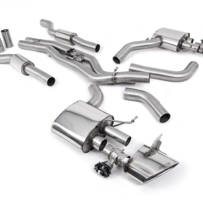 Milltek Valved &amp; Resonated Catback Exhaust System for C8 Audi RS6 / RS7