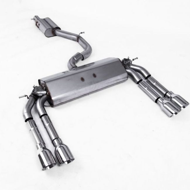 Milltek Valved &amp; Resonated Catback Exhaust System w/ EC Approval for 8V Audi S3 Quattro (sedan and convertible)