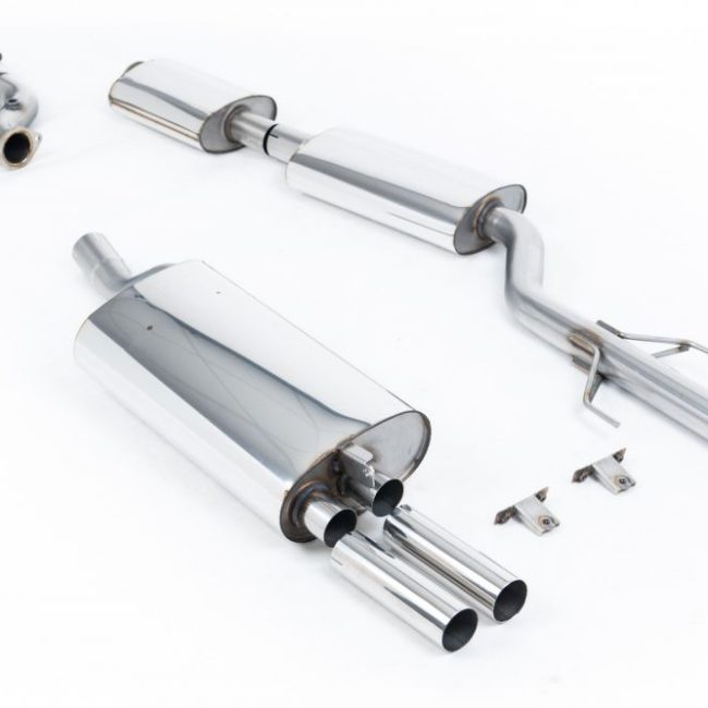 Milltek Resonated Manifold-Back Exhaust System w/ Polished Tips for E30 BMW M3