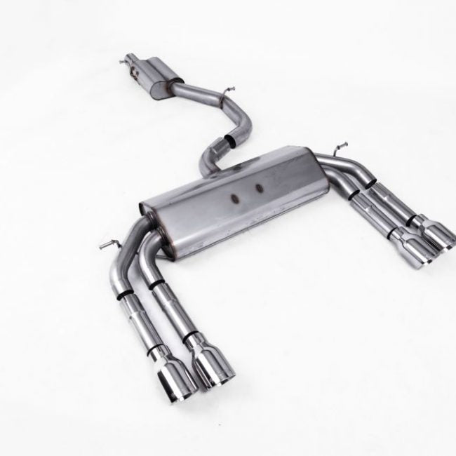 Milltek Race Catback Exhaust System for 8V Audi S3 Quattro (sedan and convertible)