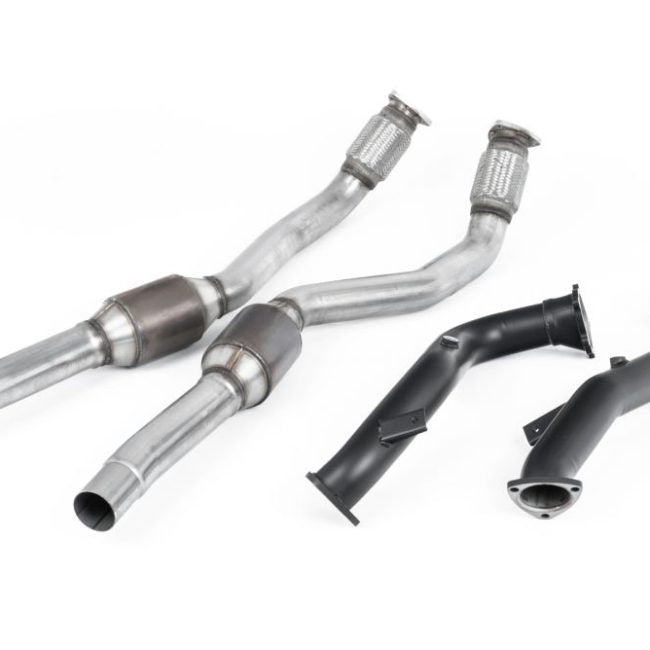 Milltek Large Bore Downpipes &amp; Hi-Flow Sport Pipes for C7 Audi RS6 / RS7 / S6 / S7