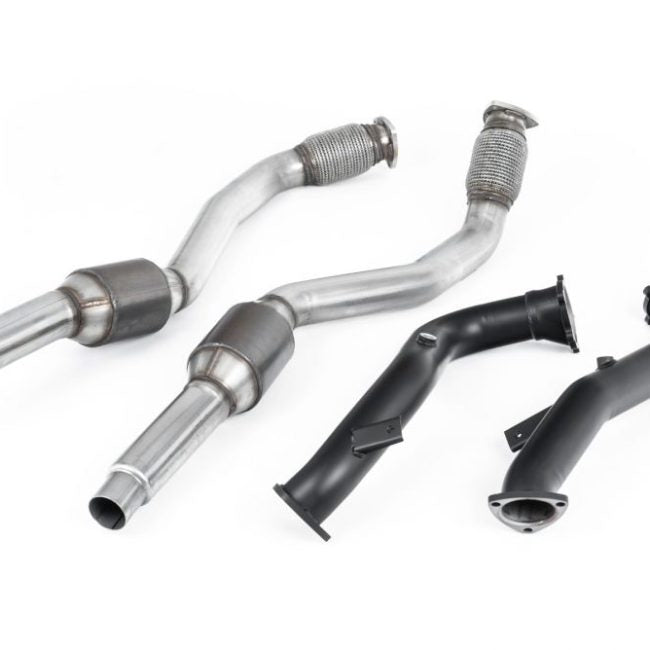 Milltek Large Bore Downpipes &amp; Hi-Flow Sport Pipes for C7 Audi RS6 / RS7 / S6 / S7