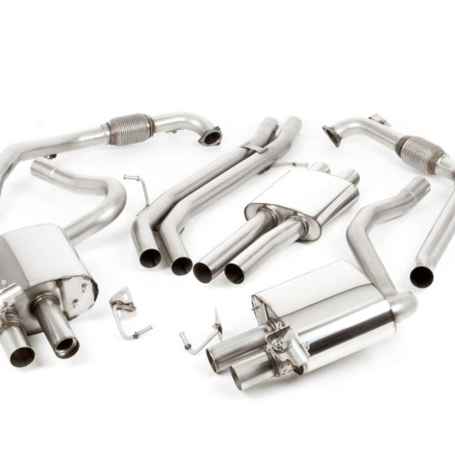 Milltek Valved &amp; Resonated Catback Exhaust System w/ EC Approval for B9 Audi S4 and S5 Sportback (non-sport diff)