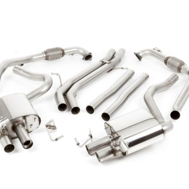 Milltek Valved &amp; Non-Resonated Catback Exhaust System for B9 Audi S4 / S5 Sportback (non-sport diff)