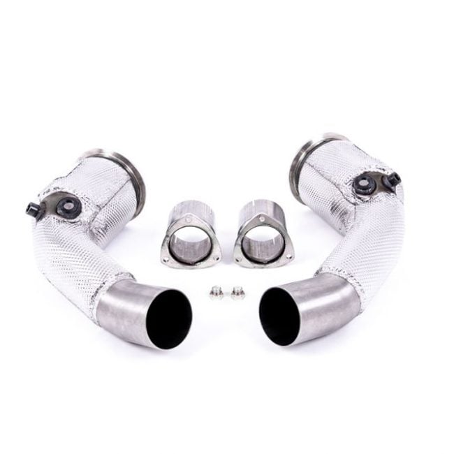 Milltek Large Bore Downpipes &amp; Race Pipes for C8 Audi RS6 / RS7 and D5 Audi S8