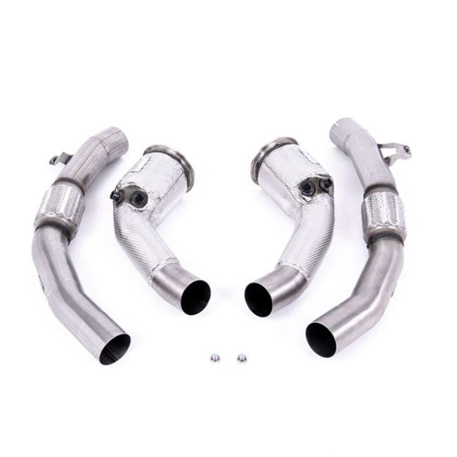 Milltek Large Bore Downpipes &amp; Hi-Flow Sport Pipes for C8 Audi RS6 / RS7 and D5 Audi S8