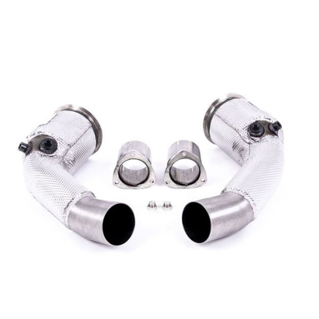 Milltek Large Bore Downpipes &amp; Hi-Flow Sport Pipes for C8 Audi RS6 / RS7 and D5 Audi S8