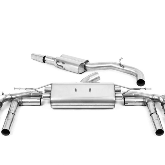 Milltek Valved &amp; Resonated Catback Exhaust System w/ EC Approval for 8Y Audi S3 Quattro (sedan)