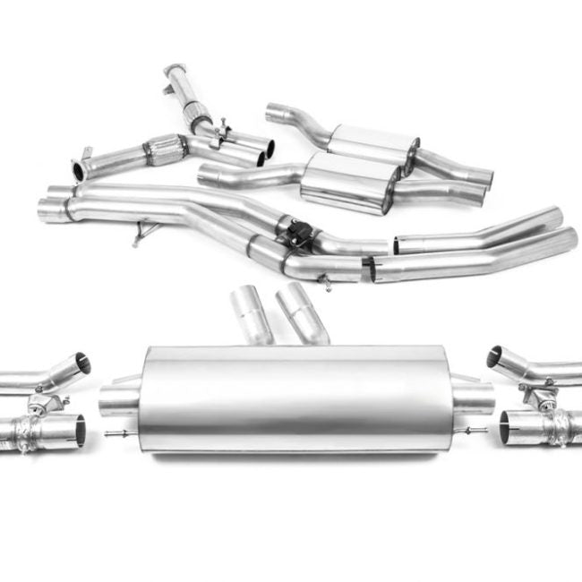 Milltek Valved &amp; Resonated Catback Exhaust System for 4MN Audi RSQ8