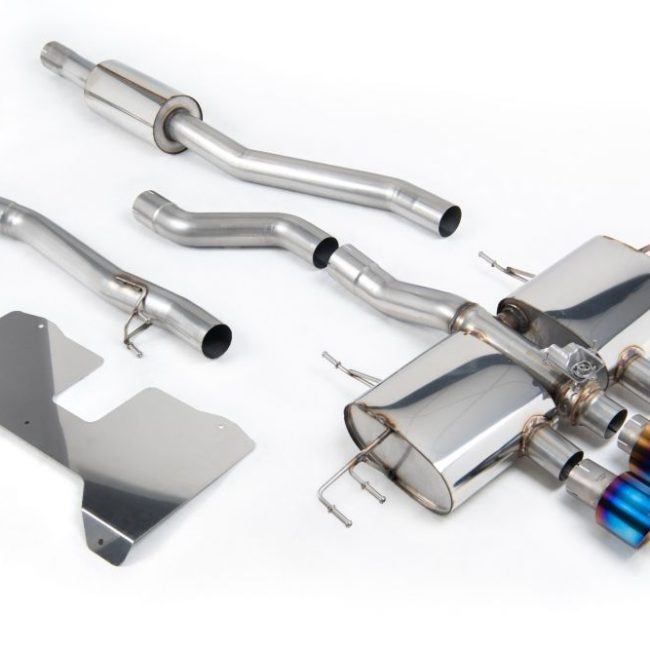 Milltek Valved Road+ Catback Exhaust System w/ OE-Style Tips for FL5 Honda Civic Type R