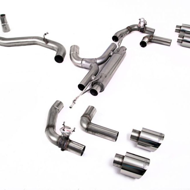 Milltek Valved GPF-OPF-Back Race Exhaust System for MK8 Volkswagen Golf R