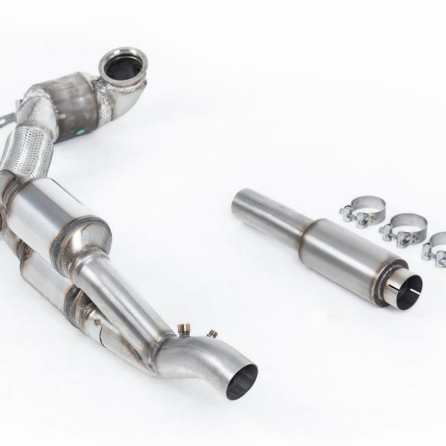 Milltek HJS-Tuning Downpipe with EC Approval for MK8 Volkswagen Golf R (GPF / OPF)