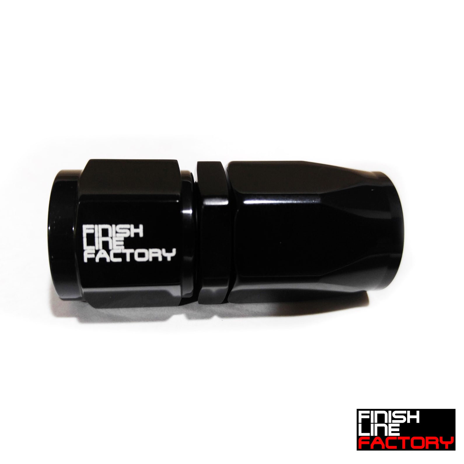 FLF Swivel Hose End (Braided Rubber) - Straight